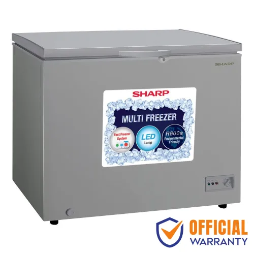 Sharp SJC-178-GY Deep Freezer — 160 Liters