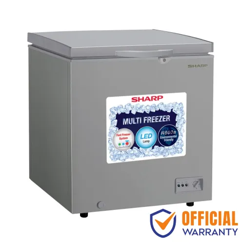 Sharp SJC-228-GY Deep Freezer — 220 Liters