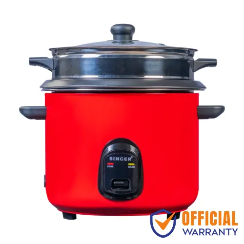 Singer 28STEAMCHEF-MSGL-TMR Rice Cooker — 2.8L, With Steamer
