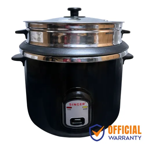 Singer B2800DELUX Rice Cooker With Steamer — 2.8 L