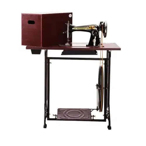 Singer PK-SM-15CH1-WT-ST-NEW Sewing Machine — With Cover