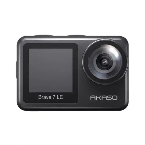 AKASO Brave 7 LE Action Camera — 20MP, 4K, Waterproof, Dual Screen, Wi-Fi Remote Control