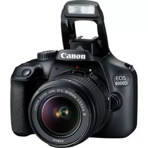 Canon EOS 4000D DSLR Camera — 18MP, with 18-55mm Lens