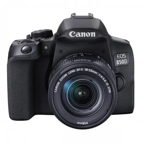 Canon EOS 850D DSLR Camera — 24.1MP, 4K UHD, WI-FI, Touchscreen, with 18-55mm IS STM Lens