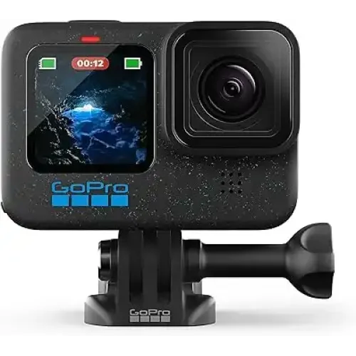 GoPro HERO12 Action Camera — 27MP, Waterproof, Touch Screen, 5.3K