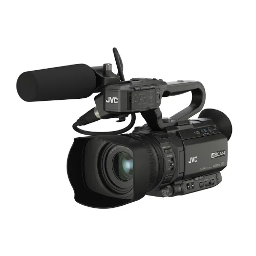 JVC GY-HM250E 4K Camcorder — Compact, Live Streaming