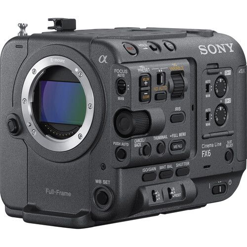 Sony FX6 Cinema Line Camera — Full-Frame, Body Only