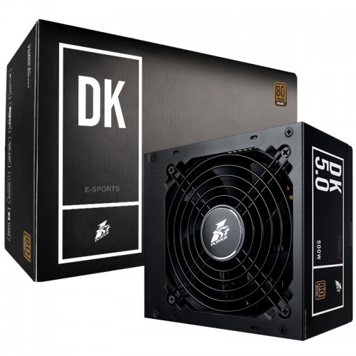 1STPLAYER DK 5.0 PS-500AX Non-Modular ATX Power Supply — 500W, 80 Plus Bronze