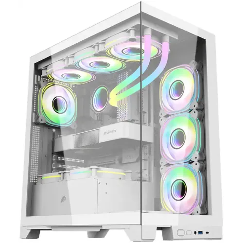 1STPLAYER Mi8 ATX Gaming Casing — White