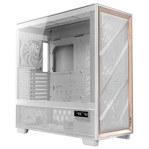 Antec Flux Pro Gaming Casing — White, E-ATX Full Tower