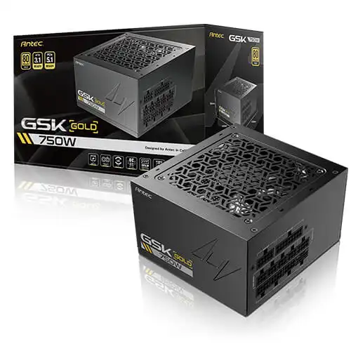 Antec GSK ATX3.1 Power Supply — 750W, 80 Plus Gold, Full Modular