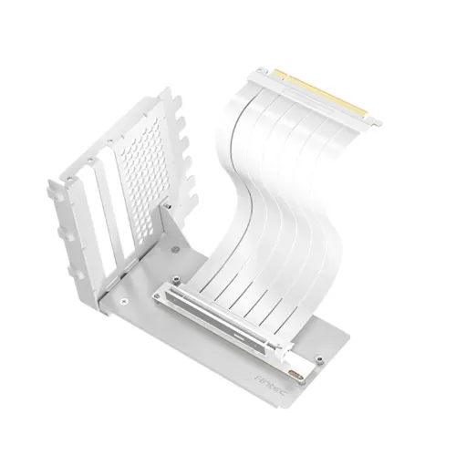 Antec RTX50 Vertical GPU Bracket — PCI-E 5.0, With Riser Cable, White