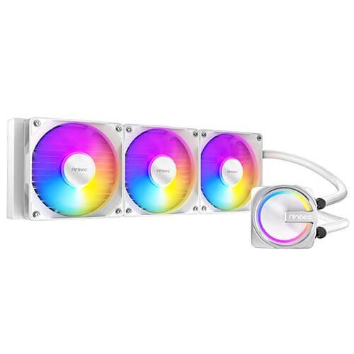 Antec Skeleton 360 AIO Liquid CPU Cooler — White ARGB