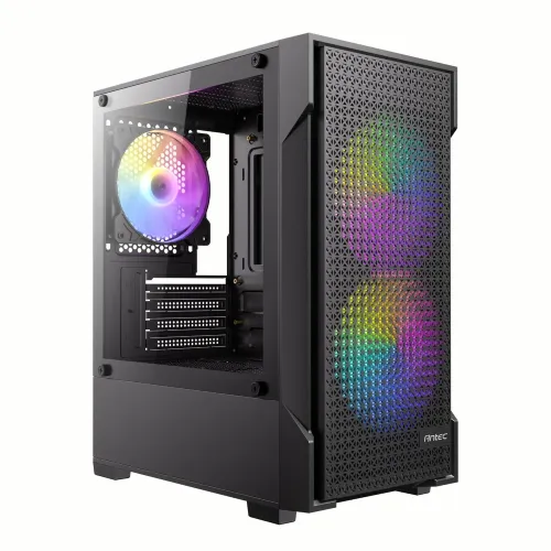 Antec VX100M Mini Tower Gaming Casing — M-ATX, ARGB