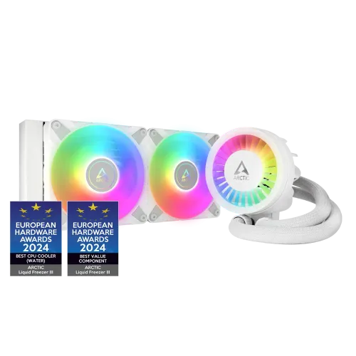 Arctic Liquid Freezer III Liquid CPU Cooler — 240mm, RGB, White