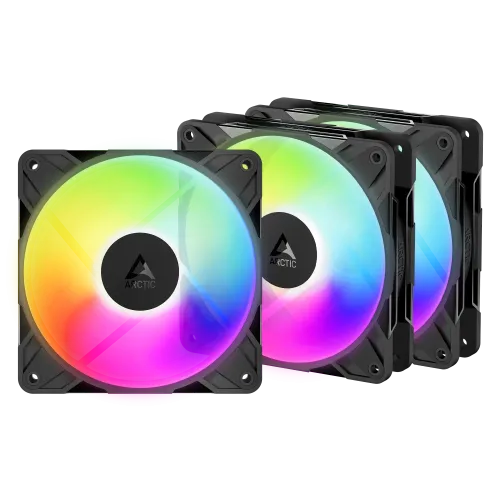 Arctic P12 Pro Reverse Casing Fan (3-Pack) — 120mm, A-RGB