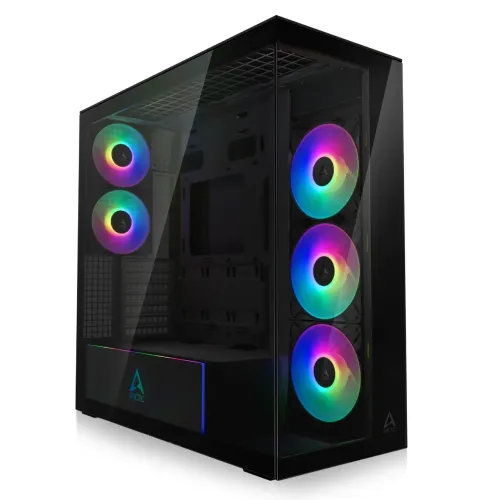 Arctic Xtender Casing — E-ATX, Mirror Black