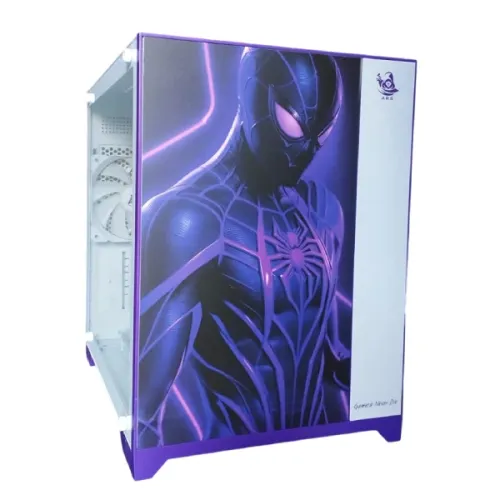 Ars Legend 171 Spiderman Edition Gaming Casing — Micro-ATX, White