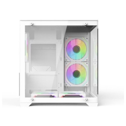 ARS Precious 007 INFINITY M-ATX Mid Tower Gaming Casing — ARGB, White