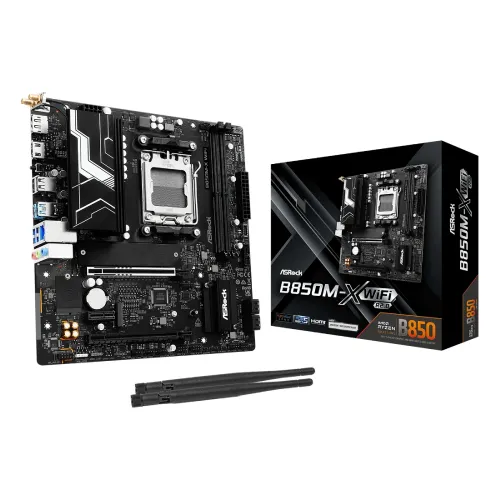 ASRock B850M-X R2.0 WiFi Micro-ATX Motherboard — AMD AM5
