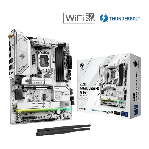 ASRock Z890 Steel Legend WiFi ATX Motherboard — LGA1851, DDR5