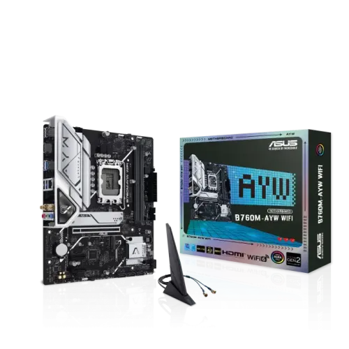 ASUS B760M-AYW WIFI Motherboard — Micro-ATX