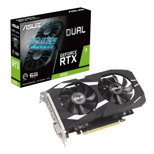 ASUS Dual GeForce RTX 3050 Graphics Card — 6GB GDDR6