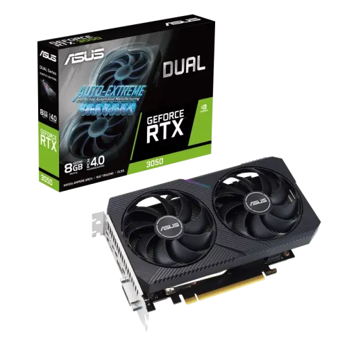 ASUS Dual GeForce RTX 3050 V2 Graphics Card — 8GB GDDR6