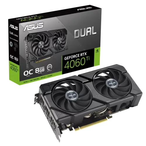ASUS Dual GeForce RTX 4060 Ti EVO OC Edition Graphics Card — 8GB GDDR6