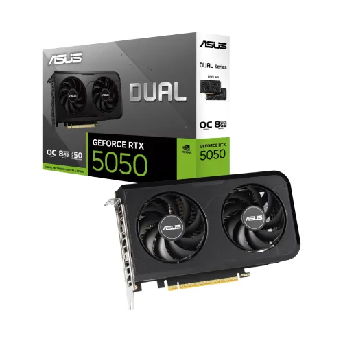 ASUS Dual GeForce RTX 5050 OC Edition Graphics Card — 8GB GDDR6