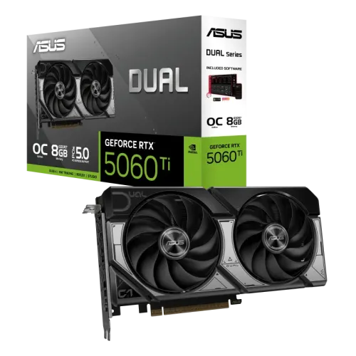 ASUS Dual GeForce RTX 5060 Ti OC Edition Graphics Card — 8GB GDDR7