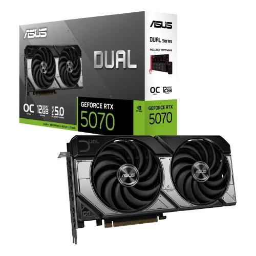 ASUS Dual GeForce RTX 5070 OC Edition Graphics Card — 12GB GDDR7