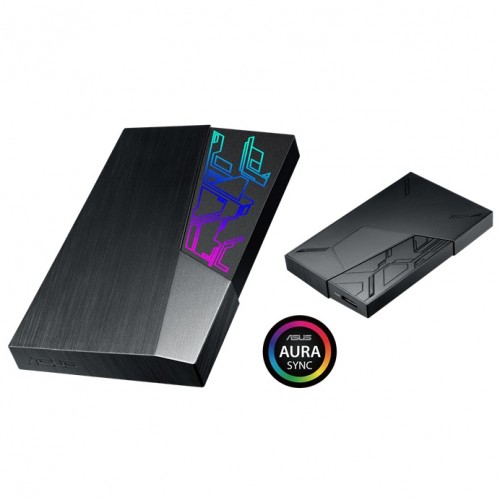 Asus FX External Hard Drive — 2TB, 2.5" Aura Sync RGB, USB 3.1