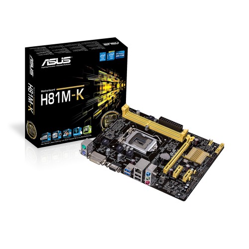 Asus H81M-K Motherboard — 4th Gen