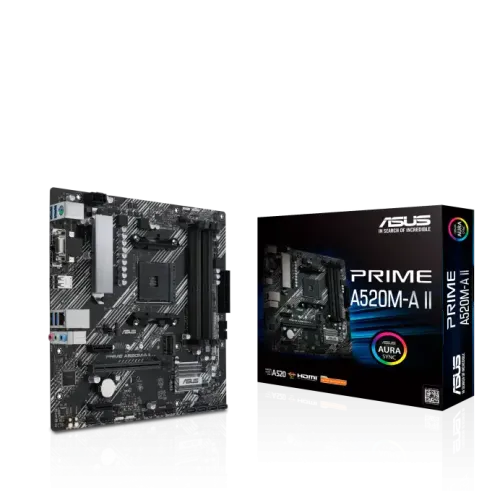Asus PRIME A520M-A II Micro-ATX Motherboard — AM4