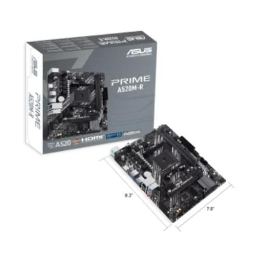 Asus PRIME A520M-R Micro-ATX Motherboard — AM4