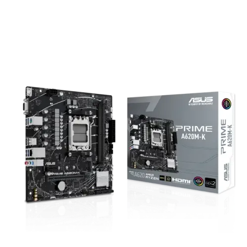 Asus PRIME A620M-K Micro-ATX Motherboard — AM5