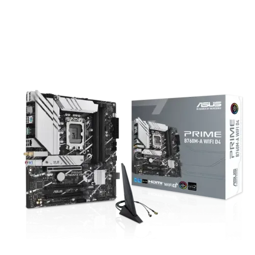Asus PRIME B760M-A WIFI Micro-ATX Motherboard — D4