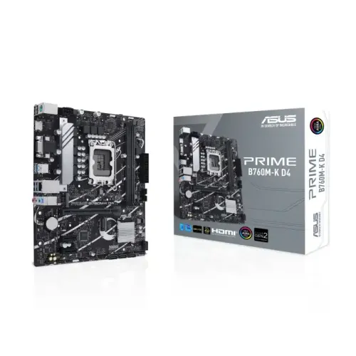 Asus PRIME B760M-K D4 Motherboard — mATX