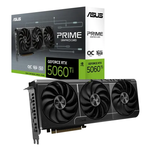 ASUS PRIME GeForce RTX 5060 Ti OC Edition Graphics Card — 16GB GDDR7