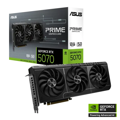ASUS PRIME GeForce RTX 5070 Graphics Card — 12GB GDDR7