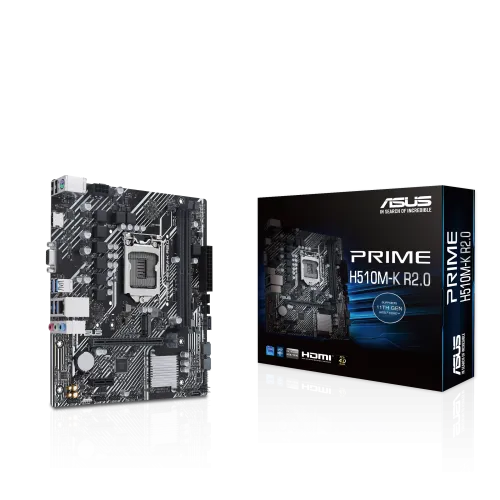 ASUS PRIME H510M-K R2.0 Micro-ATX Motherboard — 10th and 11th Gen