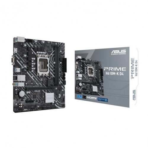 ASUS PRIME H610M-K Motherboard — D4, Micro-ATX