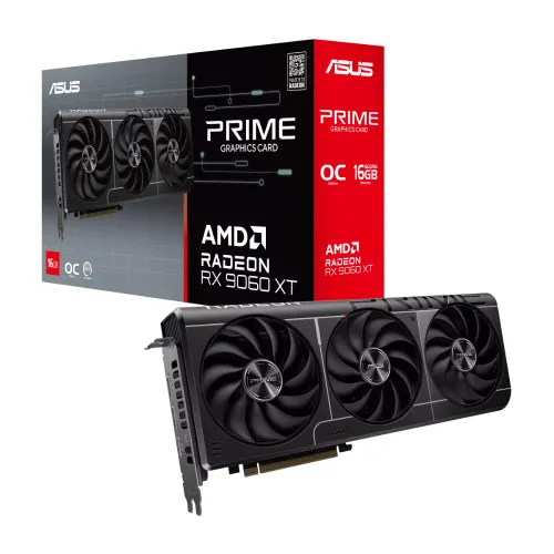 ASUS Prime Radeon RX 9060 XT OC Edition Graphics Card — 16GB GDDR6