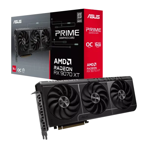 ASUS Prime Radeon RX 9070 XT OC Edition Graphics Card — 16GB GDDR6