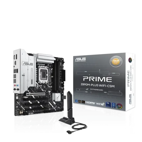 ASUS PRIME Z890M-PLUS WIFI-CSM Micro-ATX Motherboard — LGA 1851