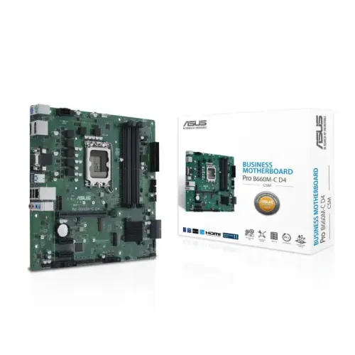 ASUS Pro B660M-C D4-CSM Motherboard — mATX