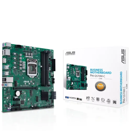 ASUS Pro Q570M-C/CSM Motherboard — LGA1200, mATX