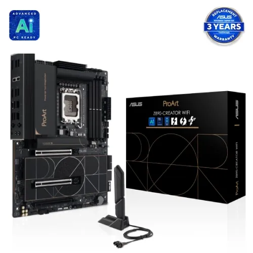ASUS ProArt Z890-CREATOR WIFI ATX Motherboard — LGA1851