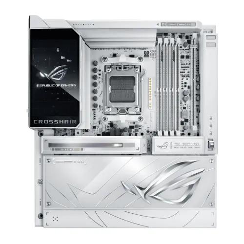 Asus ROG CROSSHAIR X870E GLACIAL Motherboard — AMD AM5 ATX